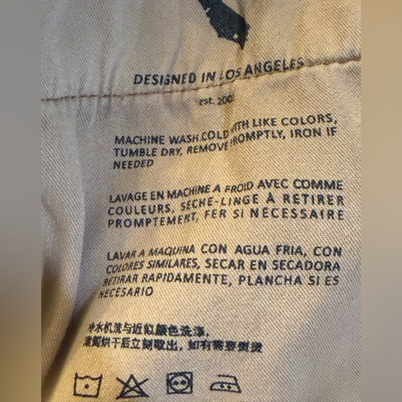 AG Adriano Goldschmied Tellis Modern Slim Corduroy Sulpher Light Truffle - Picture 13 of 13